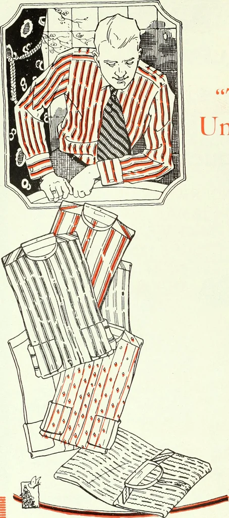 An illustration from Men's wear of Canada (January-December 1920), 1920, leaf 295