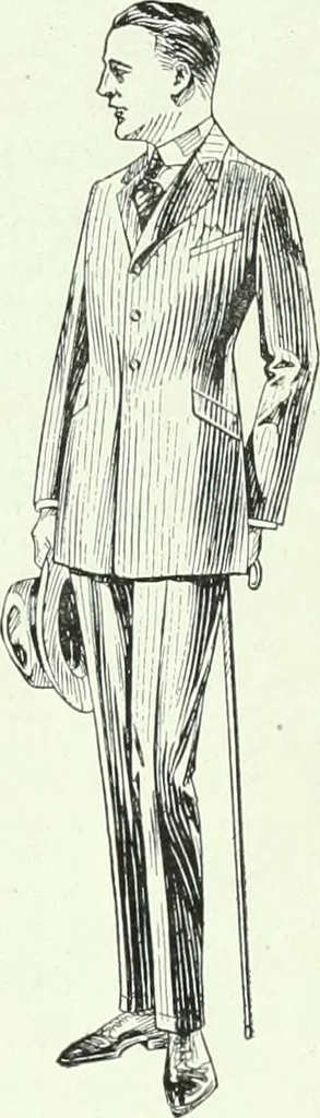 An illustration from Men's wear of Canada (January-December 1920), 1920, leaf 296