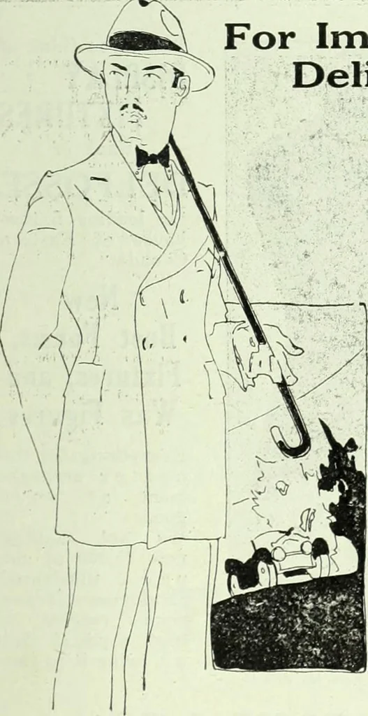 An illustration from Men's wear of Canada (January-December 1920), 1920, leaf 308