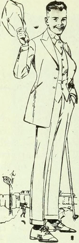 An illustration from Men's wear of Canada (January-December 1920), 1920, leaf 311