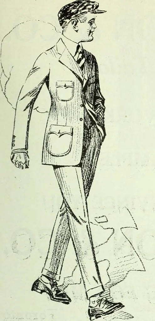 An illustration from Men's wear of Canada (January-December 1920), 1920, leaf 312