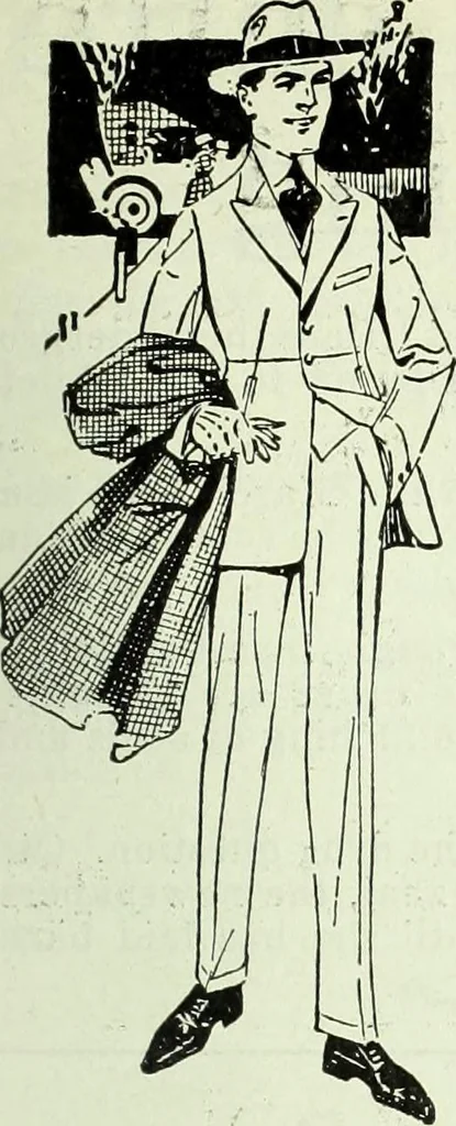 An illustration from Men's wear of Canada (January-December 1920), 1920, leaf 316