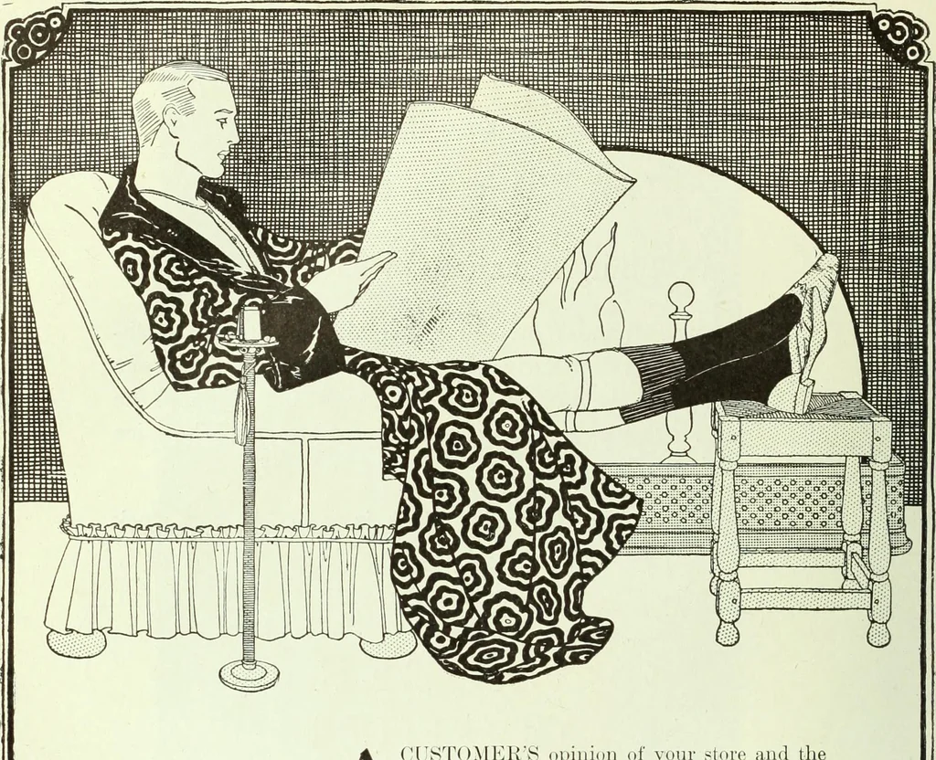 An illustration from Men's wear of Canada (January-December 1920), 1920, leaf 329