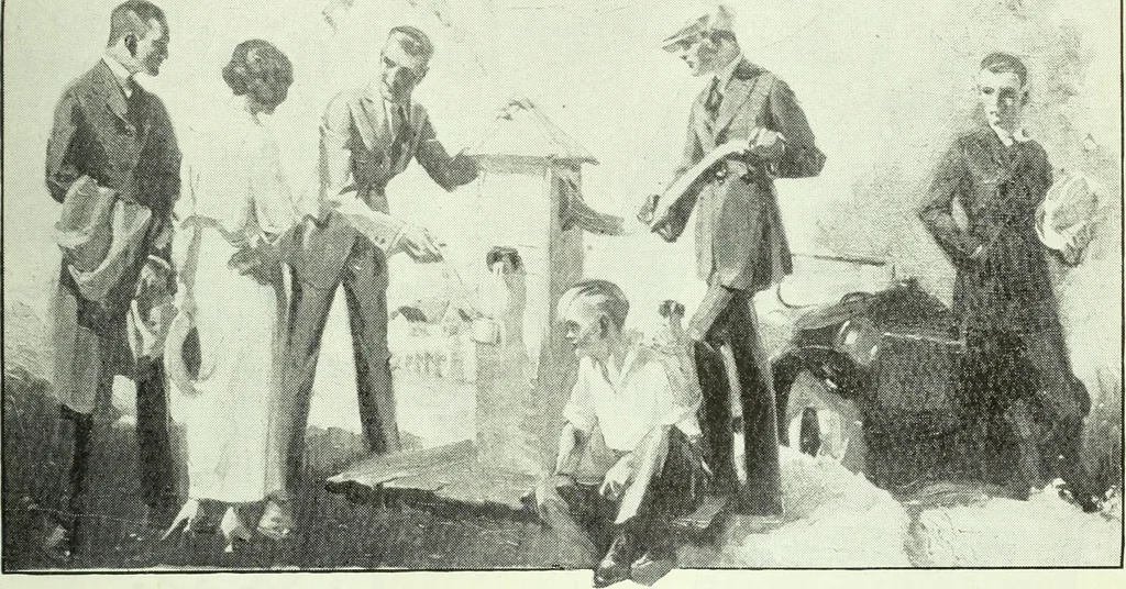 An illustration from Men's wear of Canada (January-December 1920), 1920, leaf 330