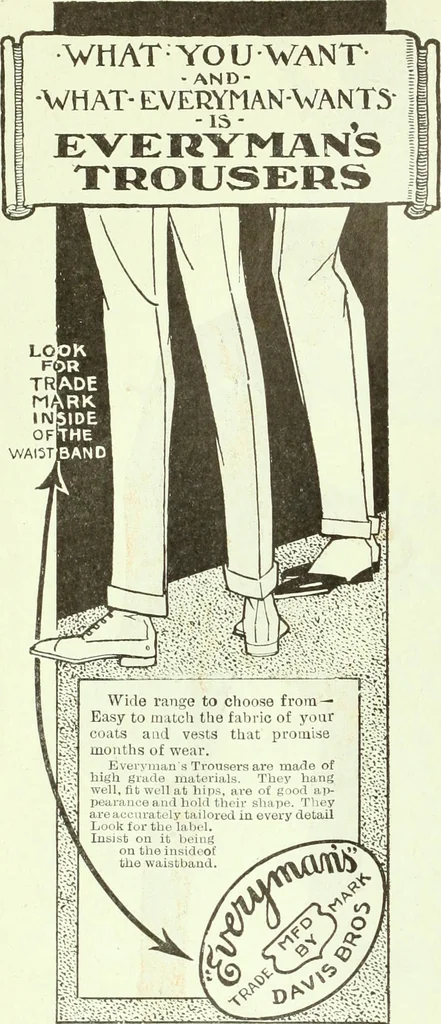 An illustration from Men's wear of Canada (January-December 1920), 1920, leaf 341