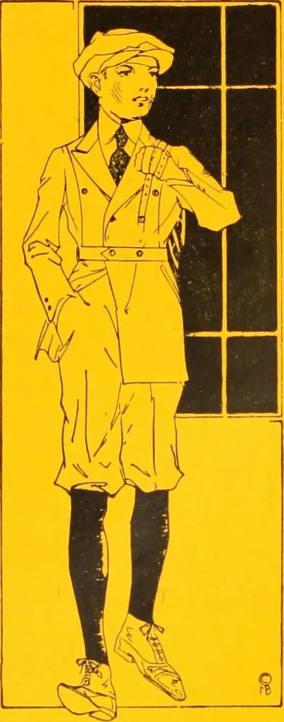 An illustration from Men's wear of Canada (January-December 1920), 1920, leaf 357
