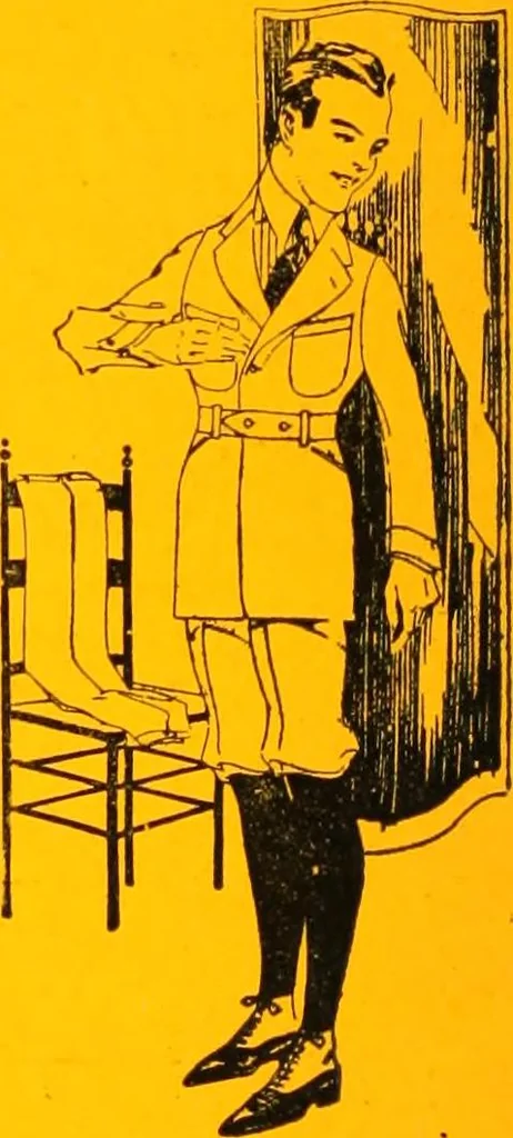 An illustration from Men's wear of Canada (January-December 1920), 1920, leaf 357