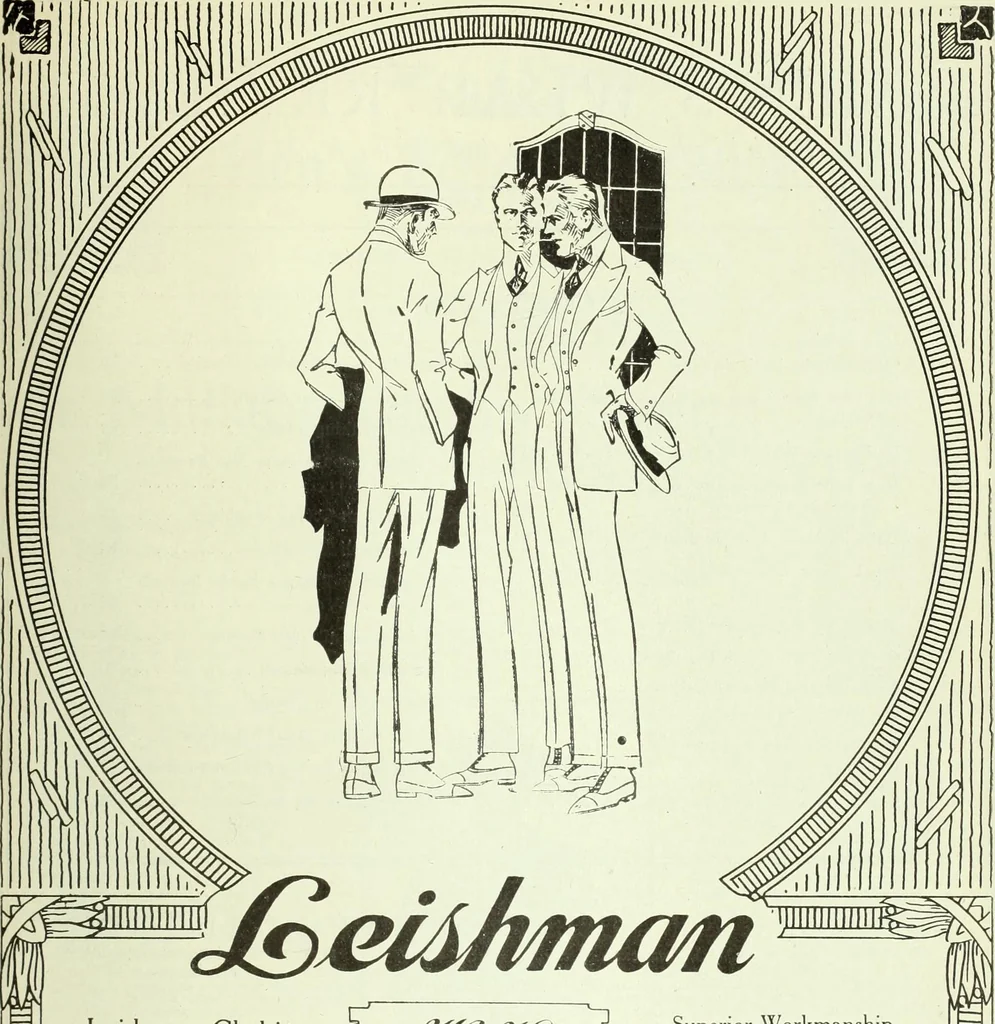 An illustration from Men's wear of Canada (January-December 1920), 1920, leaf 358