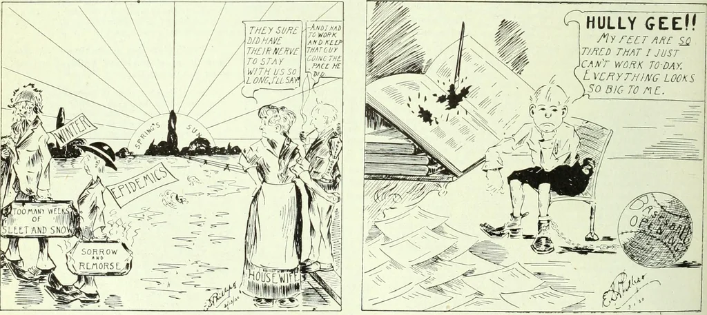 An illustration from Men's wear of Canada (January-December 1920), 1920, leaf 375