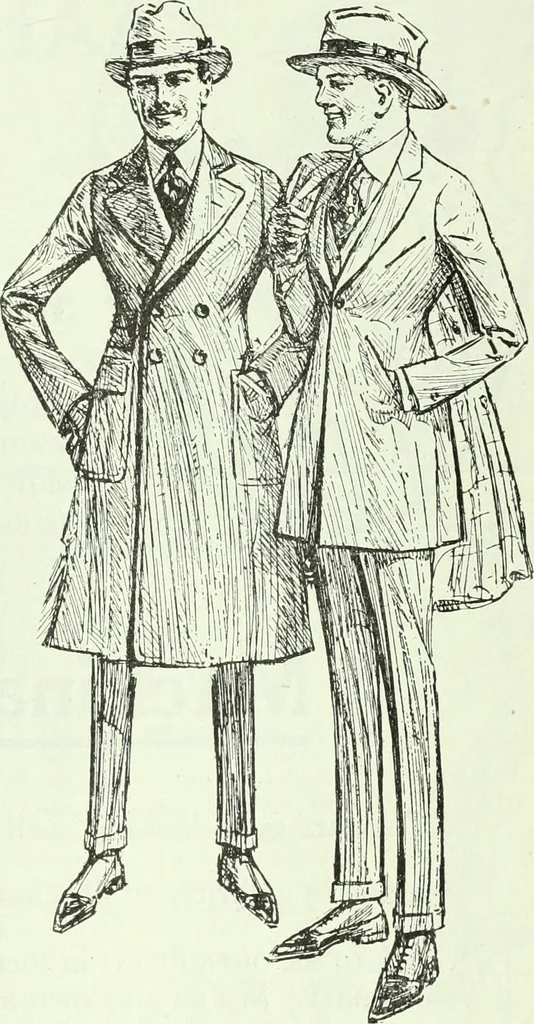 An illustration from Men's wear of Canada (January-December 1920), 1920, leaf 396