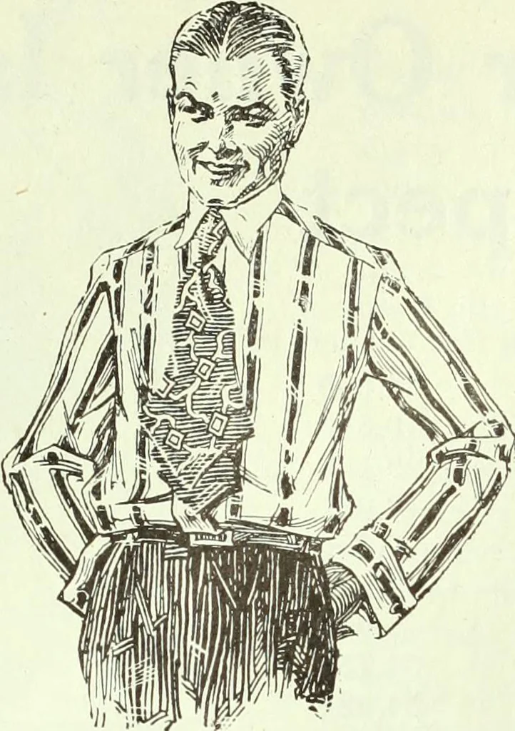 An illustration from Men's wear of Canada (January-December 1920), 1920, leaf 401