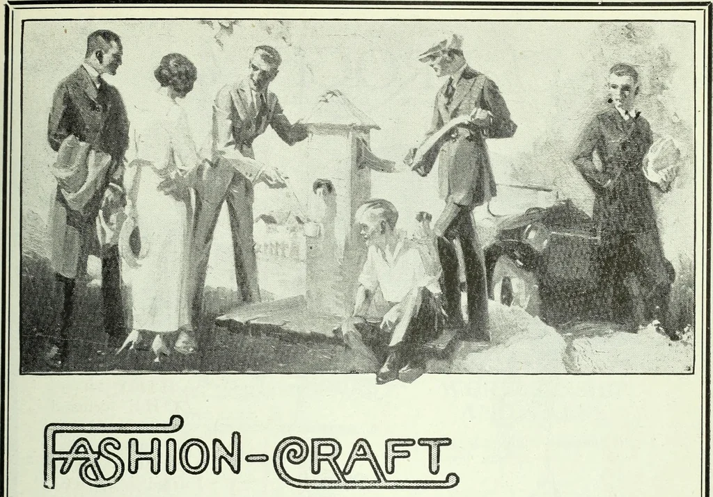 An illustration from Men's wear of Canada (January-December 1920), 1920, leaf 426