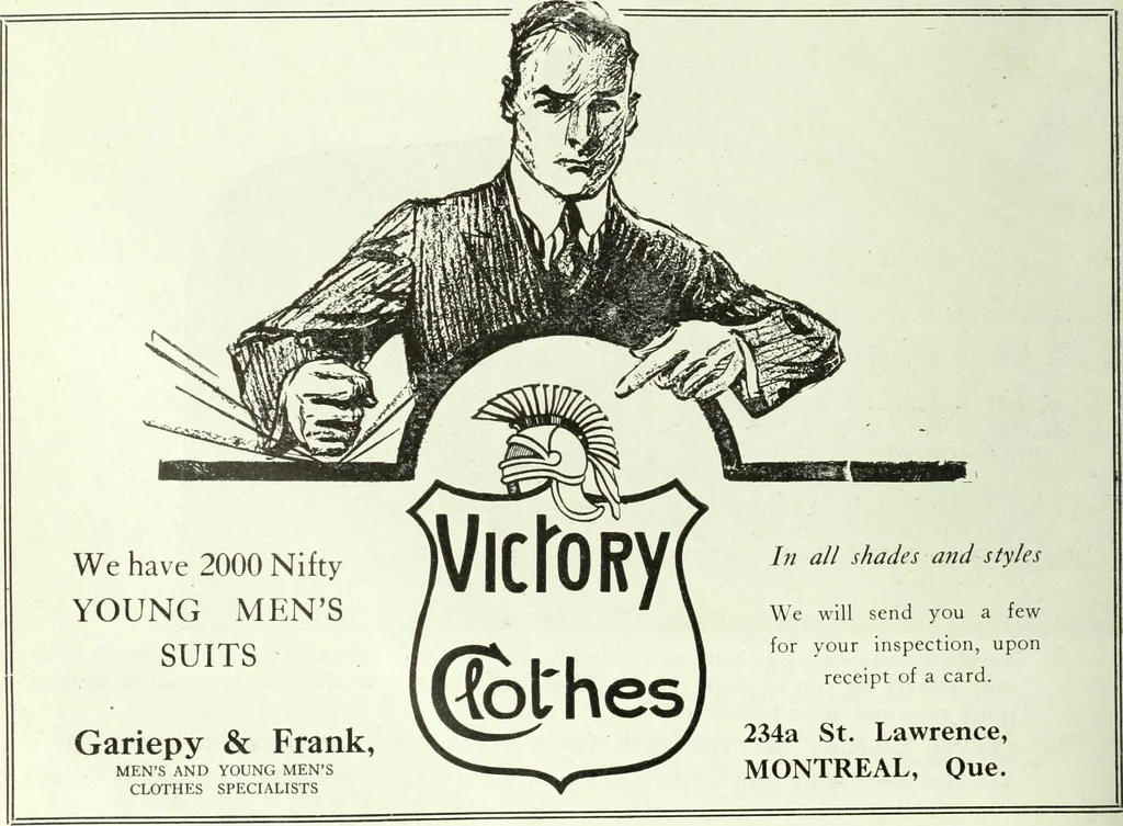 An illustration from Men's wear of Canada (January-December 1920), 1920, leaf 441