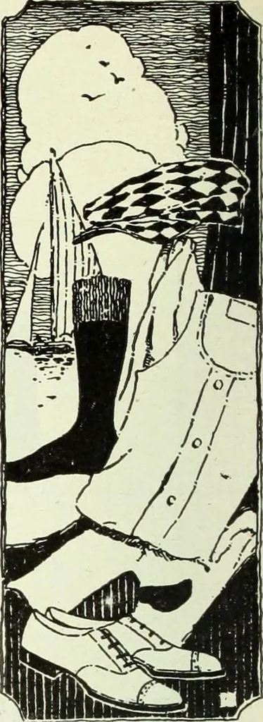 An illustration from Men's wear of Canada (January-December 1920), 1920, leaf 443