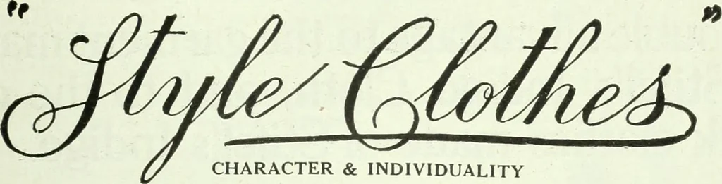 An illustration from Men's wear of Canada (January-December 1920), 1920, leaf 444