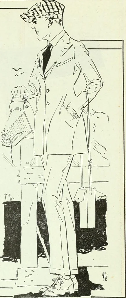 An illustration from Men's wear of Canada (January-December 1920), 1920, leaf 446