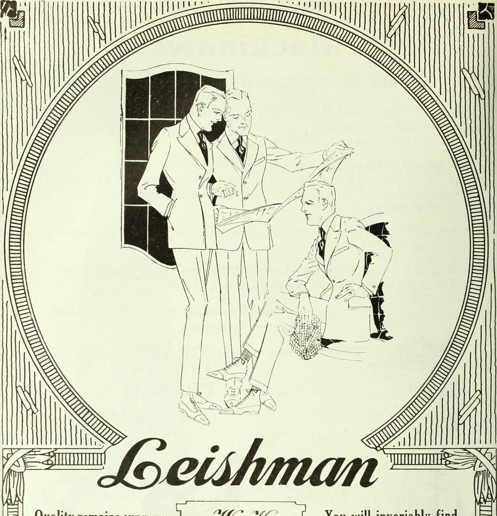 An illustration from Men's wear of Canada (January-December 1920), 1920, leaf 449