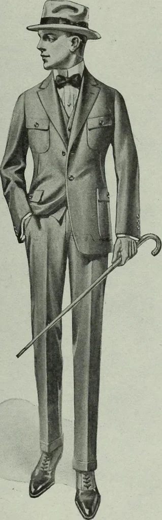 An illustration from Men's wear of Canada (January-December 1920), 1920, leaf 456