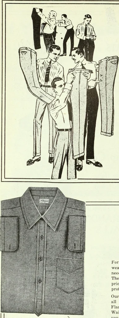 An illustration from Men's wear of Canada (January-December 1920), 1920, leaf 501