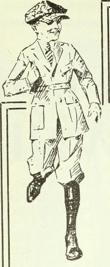 An illustration from Men's wear of Canada (January-December 1920), 1920, leaf 505