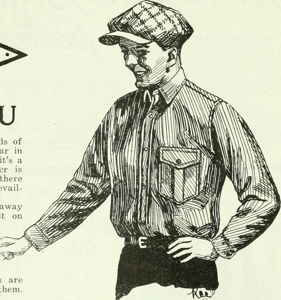 An illustration from Men's wear of Canada (January-December 1920), 1920, leaf 510