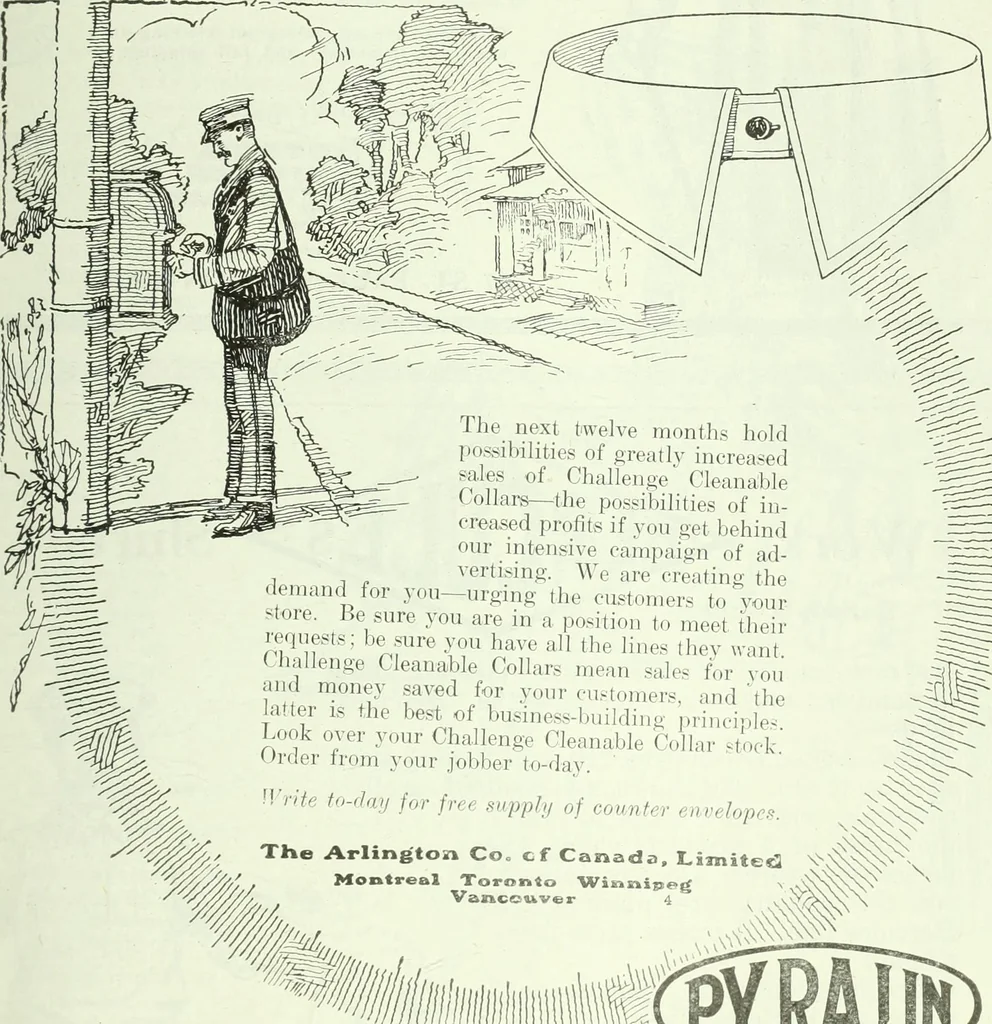 An illustration from Men's wear of Canada (January-December 1920), 1920, leaf 538