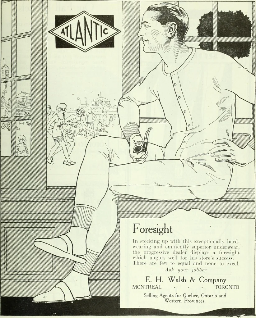 An illustration from Men's wear of Canada (January-December 1920), 1920, leaf 542