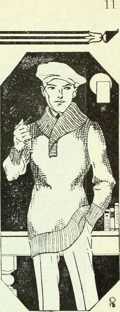 An illustration from Men's wear of Canada (January-December 1920), 1920, leaf 608