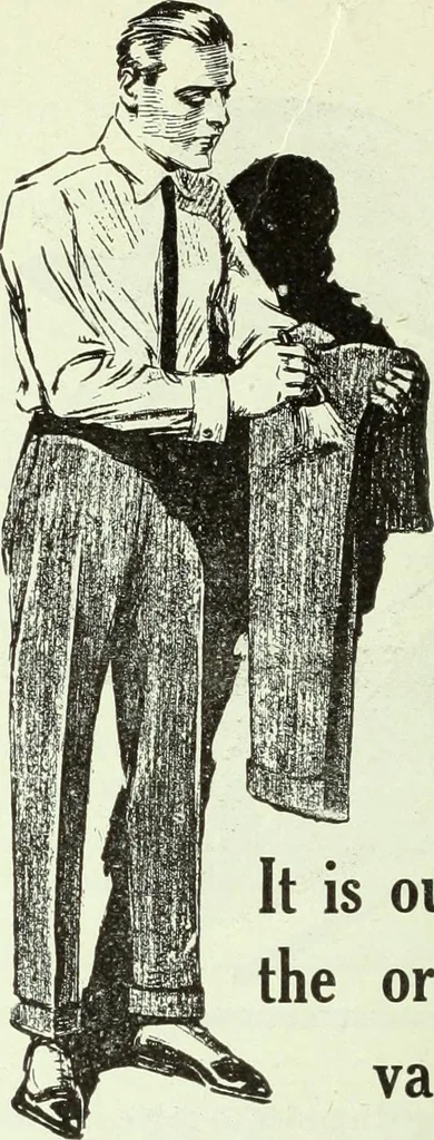 An illustration from Men's wear of Canada (January-December 1920), 1920, leaf 613