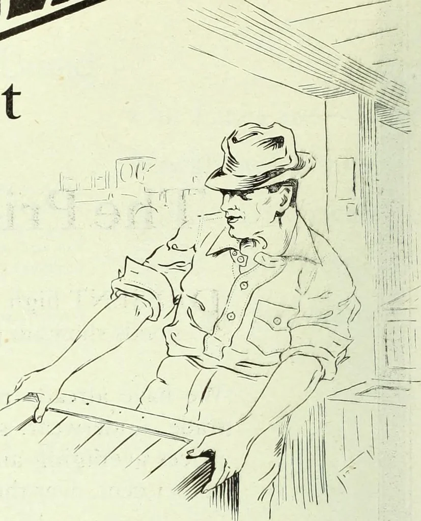 An illustration from Men's wear of Canada (January-December 1920), 1920, leaf 669