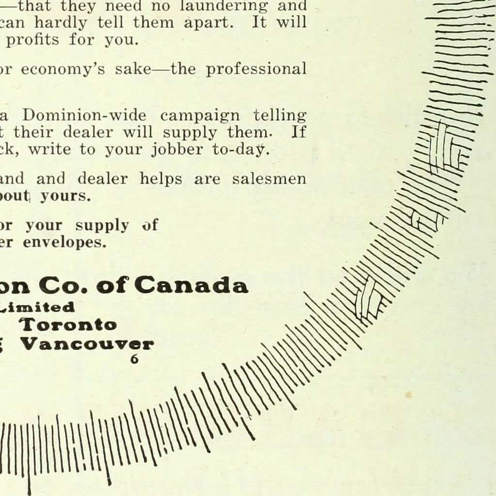 An illustration from Men's wear of Canada (January-December 1920), 1920, leaf 693