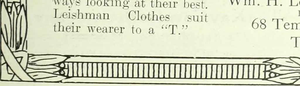 An illustration from Men's wear of Canada (January-December 1920), 1920, leaf 698