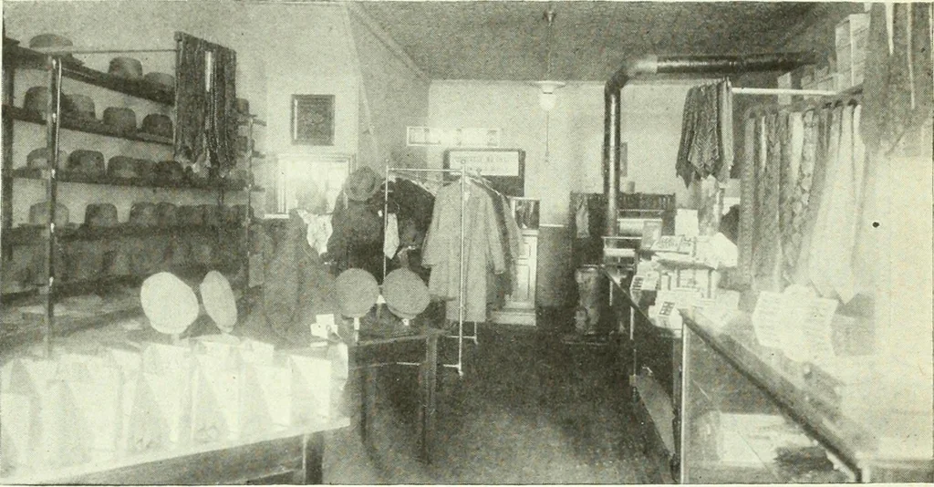 An illustration from Men's wear of Canada (January-December 1920), 1920, leaf 714