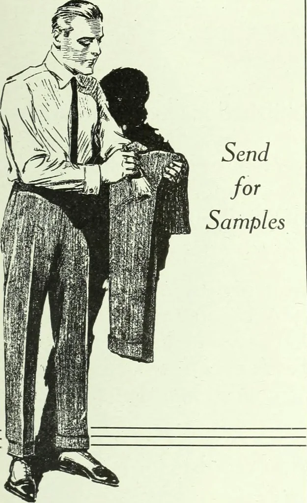 An illustration from Men's wear of Canada (January-December 1920), 1920, leaf 744