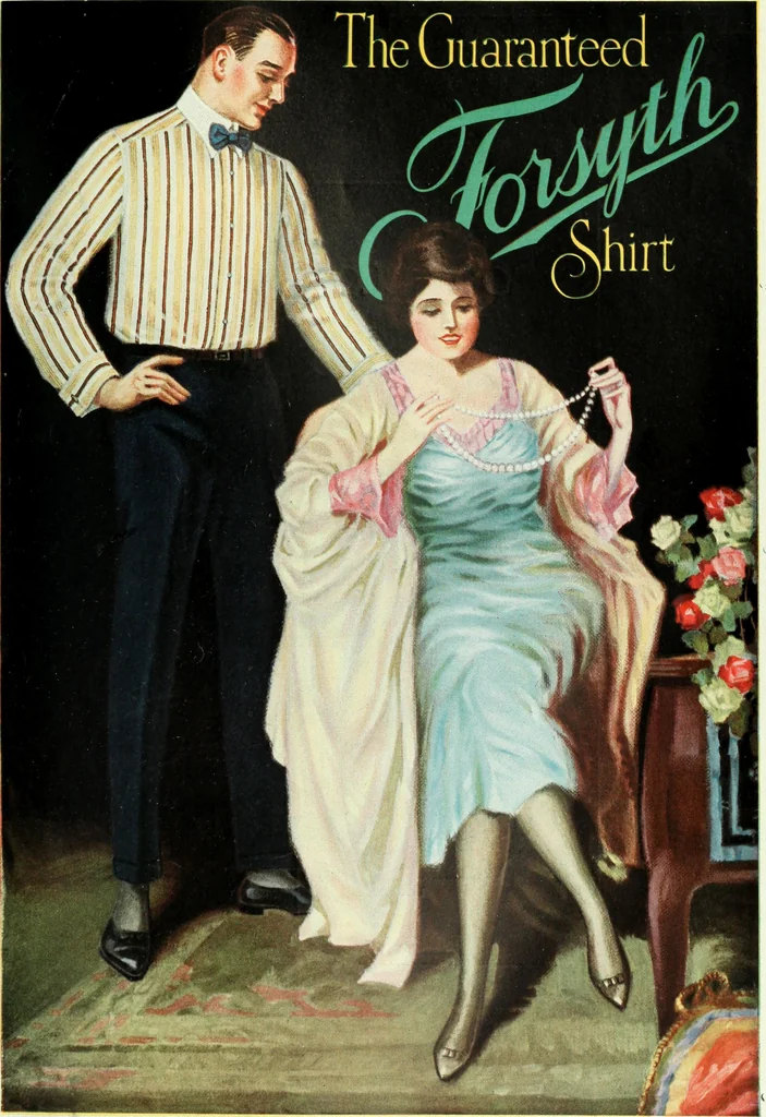 An illustration from Men's wear of Canada (January-December 1920), 1920, leaf 762