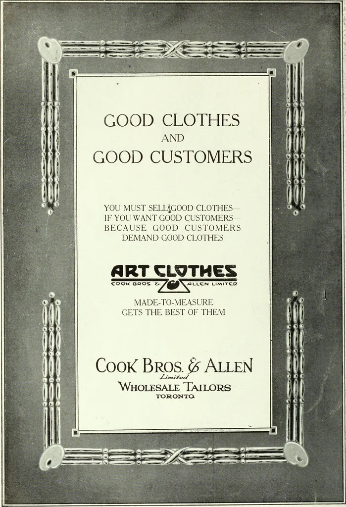 An illustration from Men's wear of Canada (January-December 1920), 1920, leaf 763