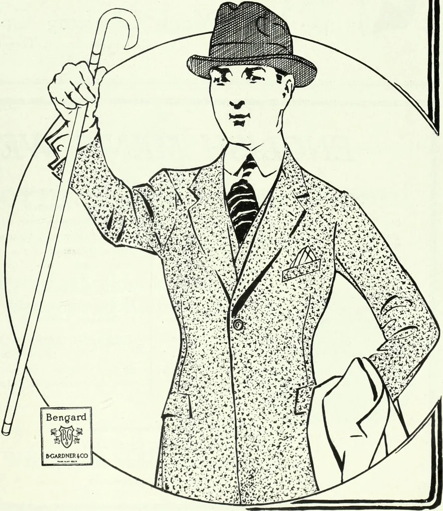 An illustration from Men's wear of Canada (January-December 1920), 1920, leaf 794