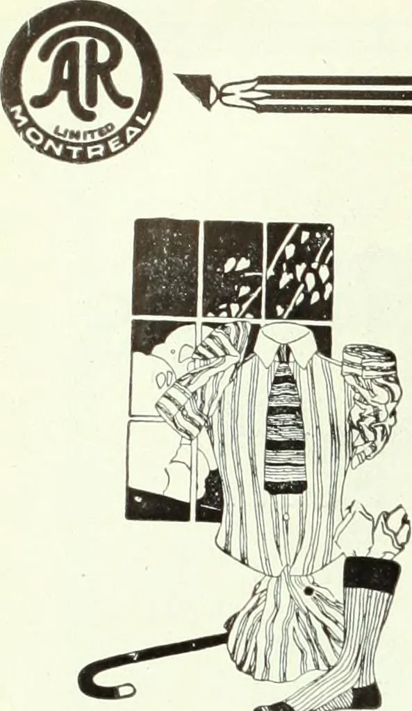 An illustration from Men's wear of Canada (January-December 1920), 1920, leaf 805