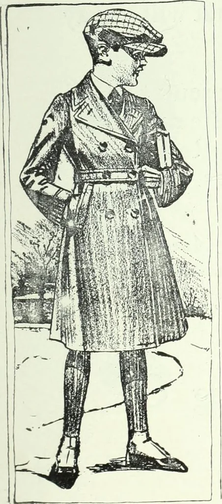 An illustration from Men's wear of Canada (January-December 1920), 1920, leaf 822