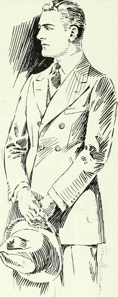 An illustration from Men's wear of Canada (January-December 1920), 1920, leaf 822