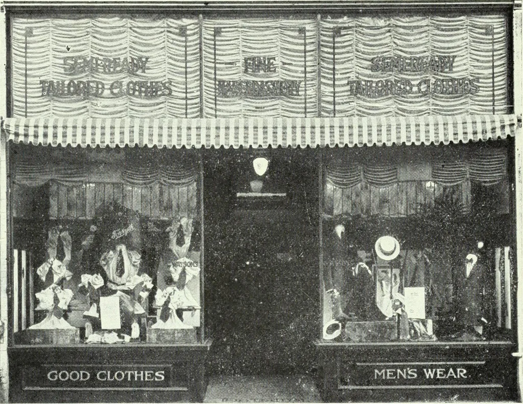 An illustration from Men's wear of Canada (January-December 1920), 1920, leaf 830