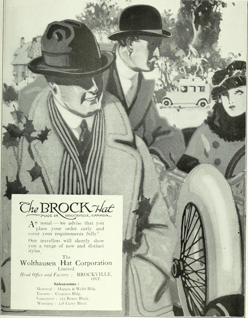 An illustration from Men's wear of Canada (January-December 1920), 1920, leaf 880