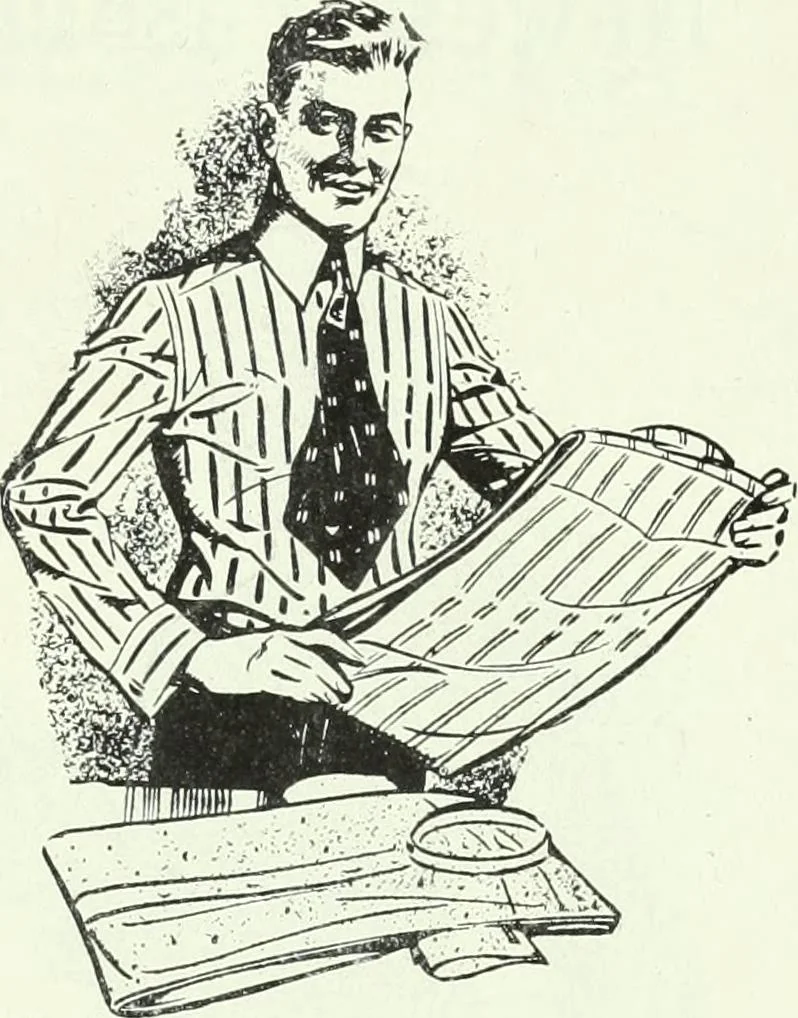 An illustration from Men's wear of Canada (January-December 1920), 1920, leaf 892