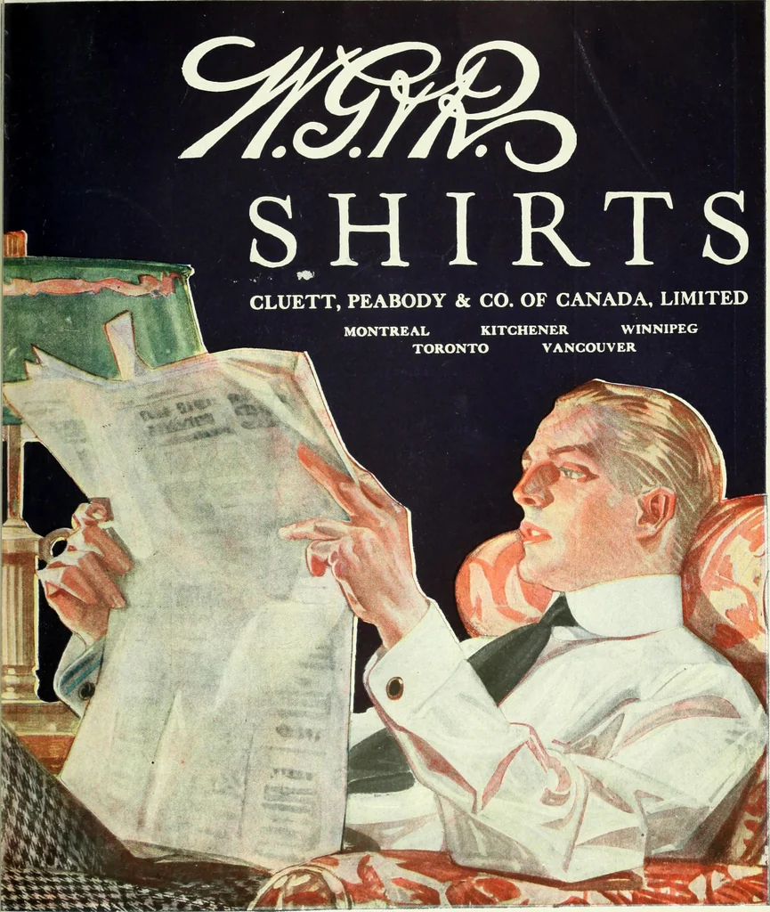 An illustration from Men's wear of Canada (January-December 1920), 1920, leaf 900