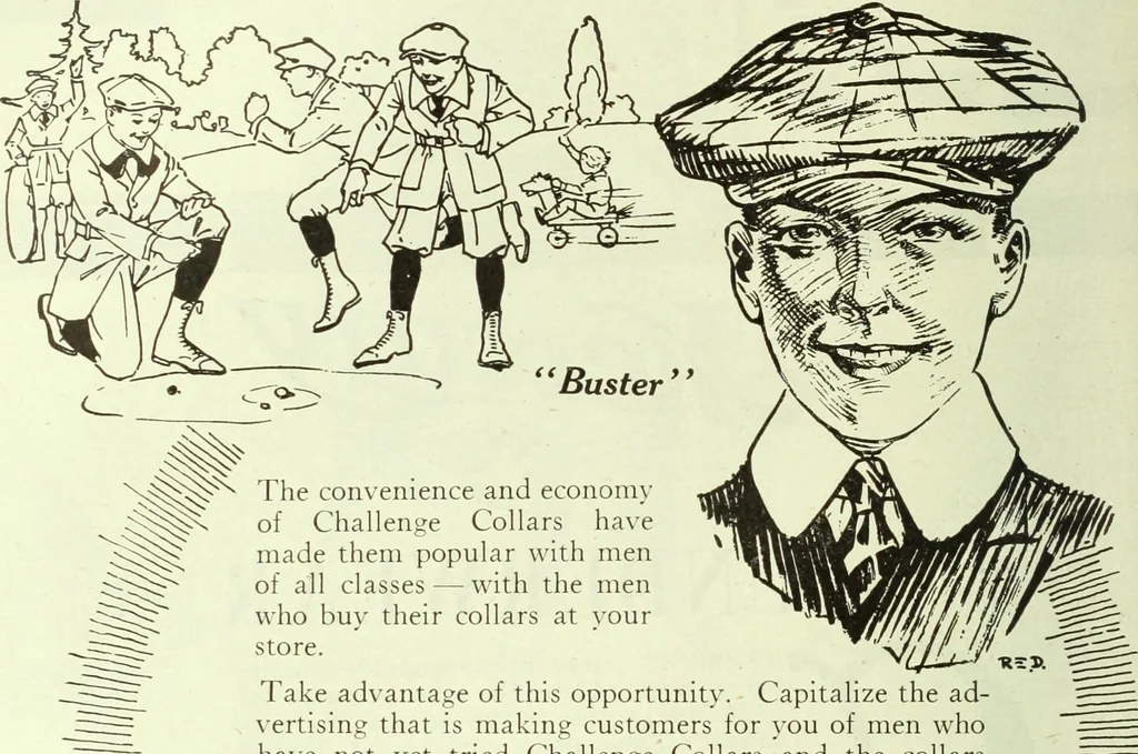 An illustration from Men's wear of Canada (January-December 1920), 1920, leaf 923