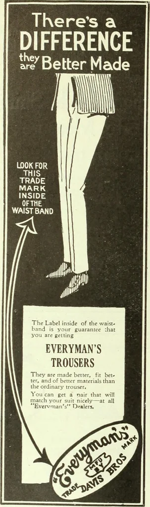 An illustration from Men's wear of Canada (January-December 1920), 1920, leaf 935