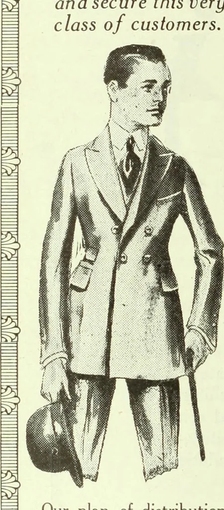 An illustration from Men's wear of Canada (January-December 1920), 1920, leaf 941