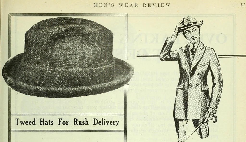 An illustration from Men's wear of Canada (January-December 1920), 1920, leaf 992