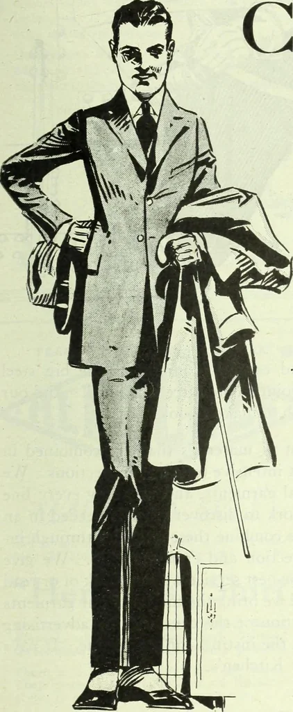An illustration from Men's wear of Canada (January-December 1920), 1920, leaf 998
