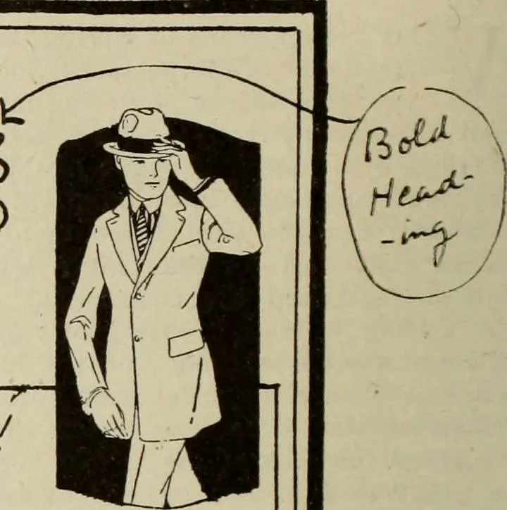 An illustration from Men's wear of Canada (January-December 1921), 1921, leaf 107